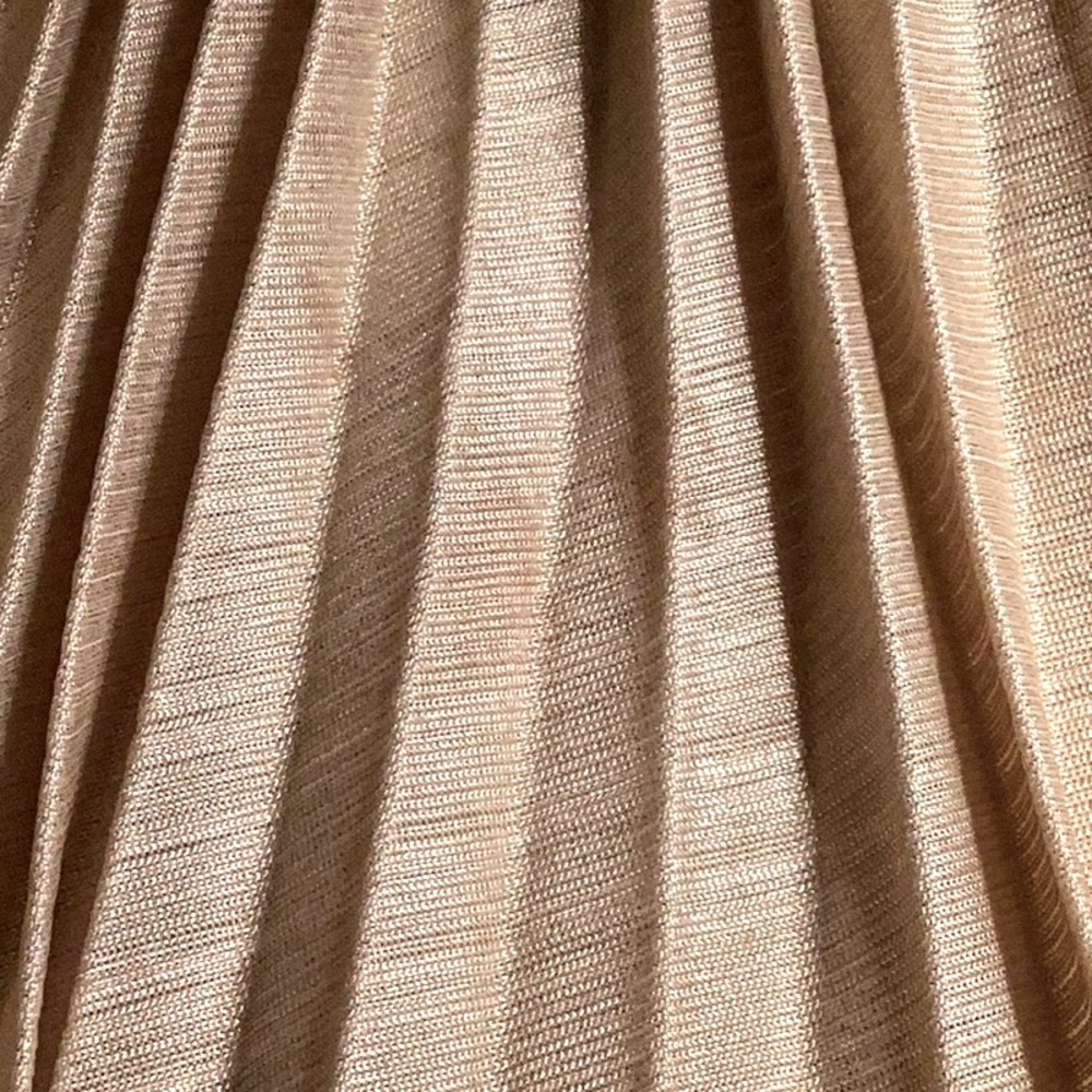 VERB by Pallavi Singhee Elegant HALTER Gold Pleated Dress - Picture 14 of 16